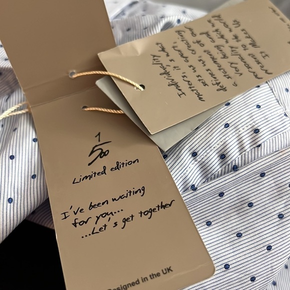 1 Like No Other Men's NWT $189 Limited Edition 1/500 Shirt 16.5 - Picture 8 of 13